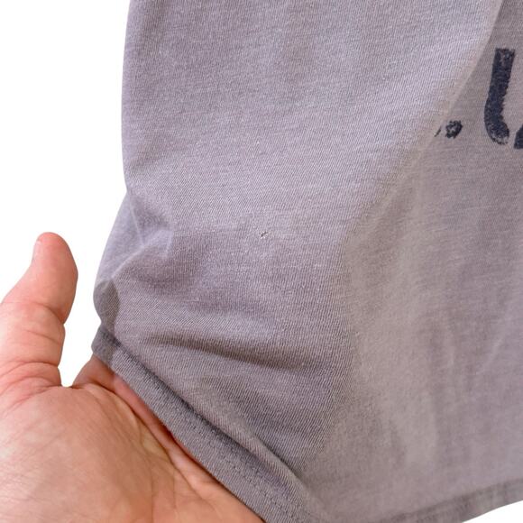 Lucky Brand Womens XL Rose Graphic Scoop Neck T-Shirt Purple Boho FLAWS - Picture 4 of 11